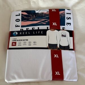 Reel Life White Long Sleeve Tee